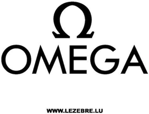 omega watch logo bold